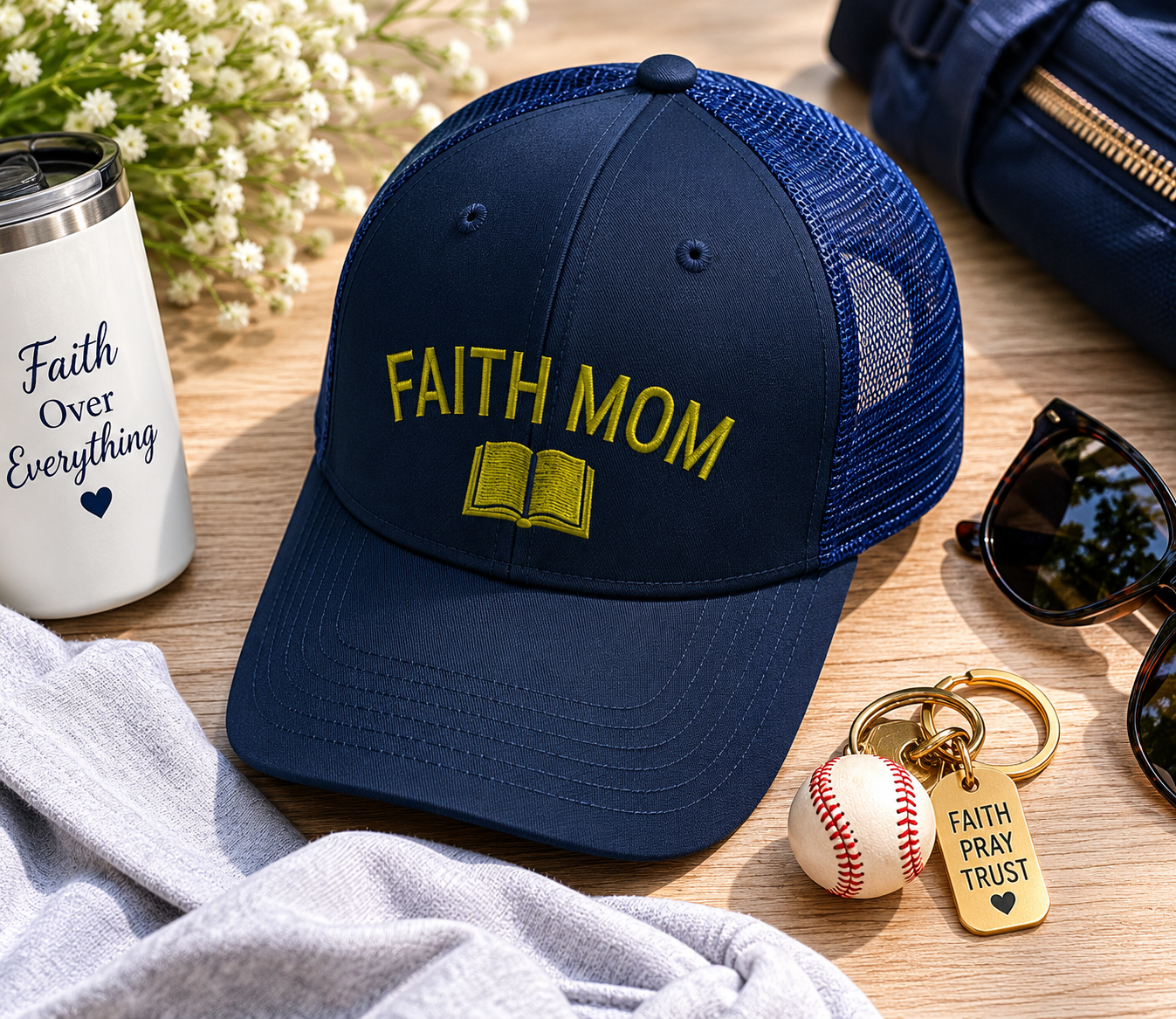 Faith Mom Signature Hat