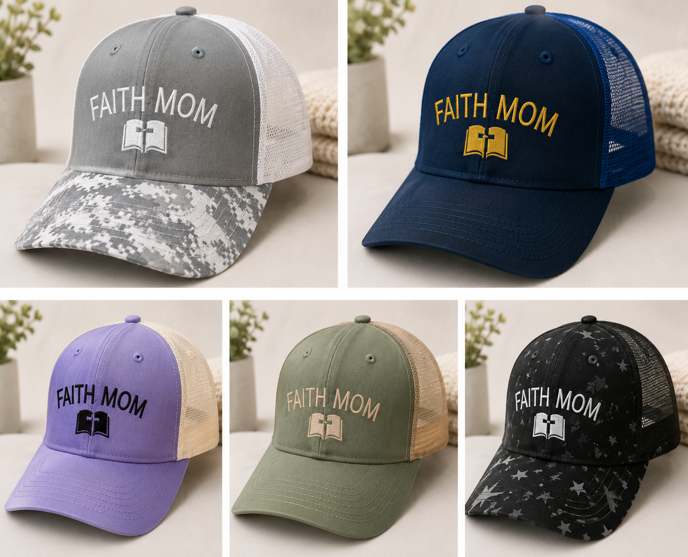 Faith Mom Signature Hat